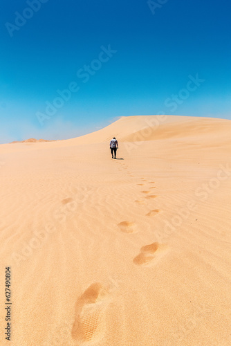 Footprints in the Sand  Exploring the Desert