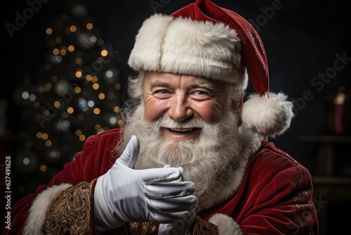 Santa Claus visualized on a professional Stockphoto © 4kclips