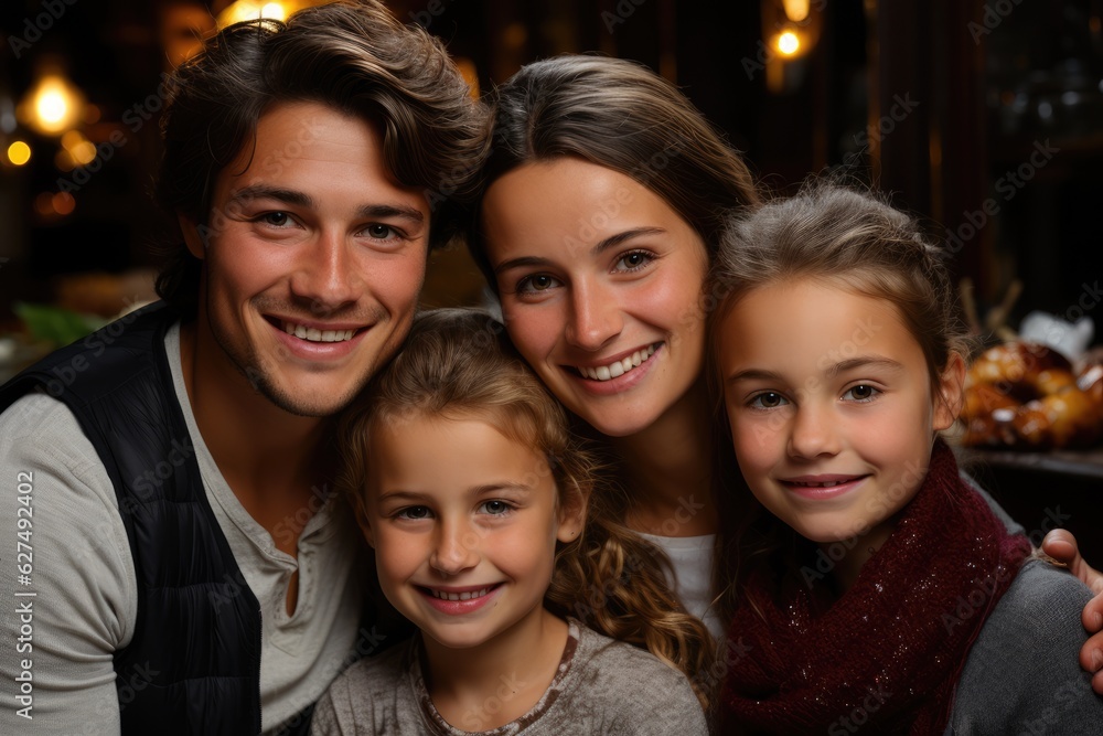 Christmas With the Family visualized on a professional Stockphoto Christmas With the Family visualized on a professional Stockphoto