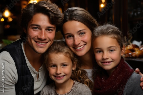 Christmas With the Family visualized on a professional Stockphoto