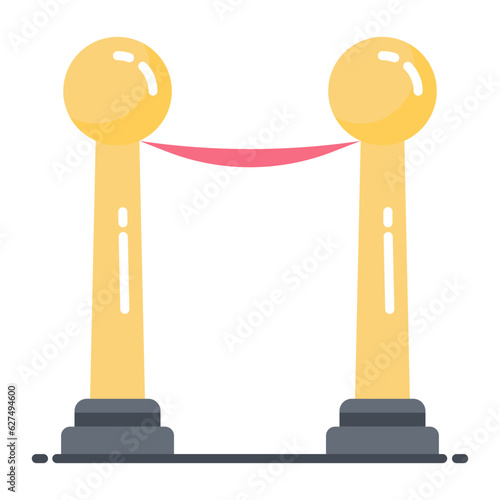 Grand Entrance Flat Icon