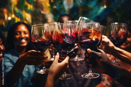 wine, glass, alcohol, drink, restaurant, celebration, red, glasses, table, champagne, toast, party, dinner, wineglass, hand, bar, food, beverage, white, bottle, couple, drinking, drinks, 