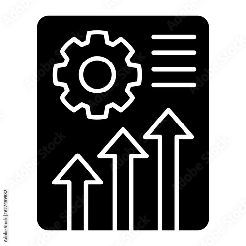 Performance Management Glyph Icon