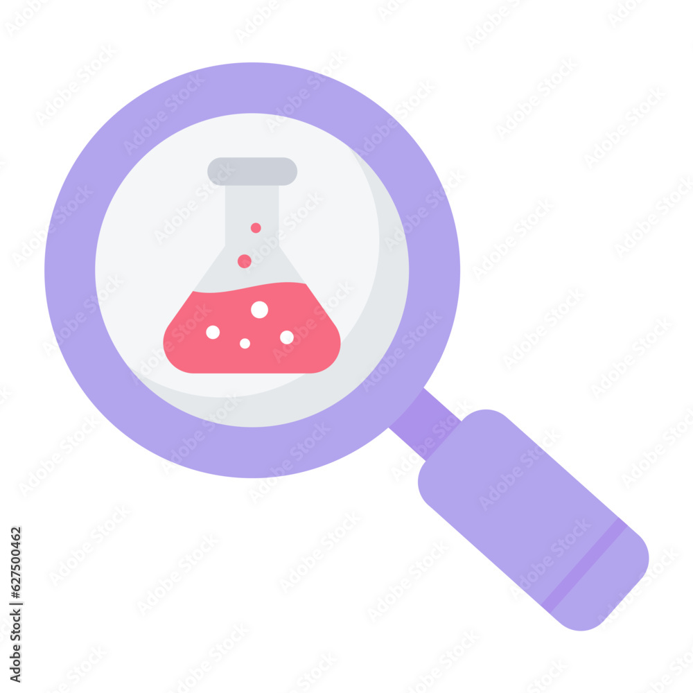 Scientific Research Flat Icon Scientific Research Flat Icon