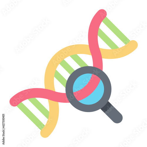 Dna Sample Flat Icon