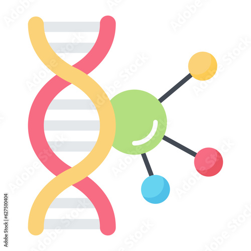 Genetic Modification Flat Icon