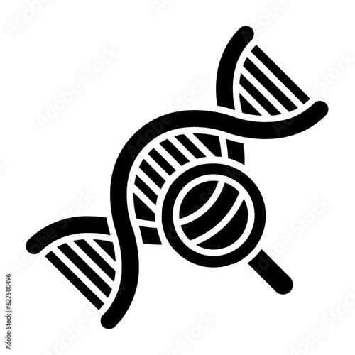 Dna Sample Glyph Icon