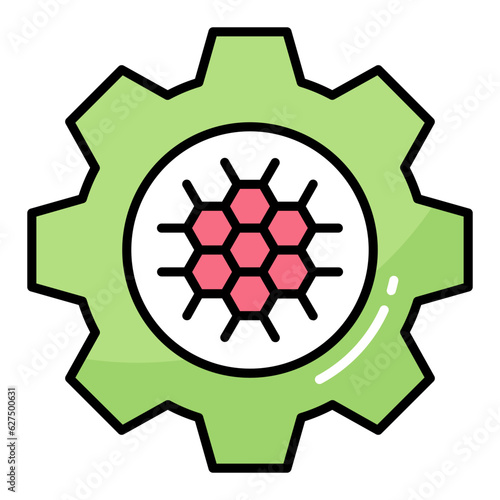 Nanotech Line Color Icon