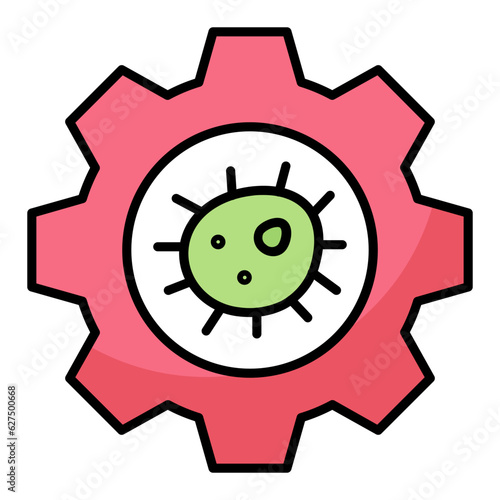 Bioengineering Line Color Icon