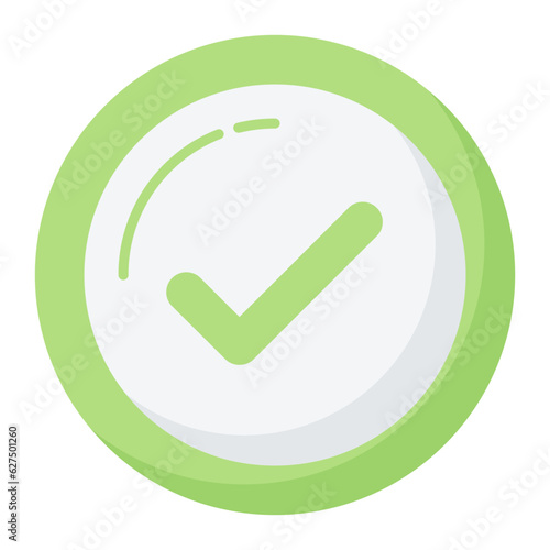 Verified Flat Icon