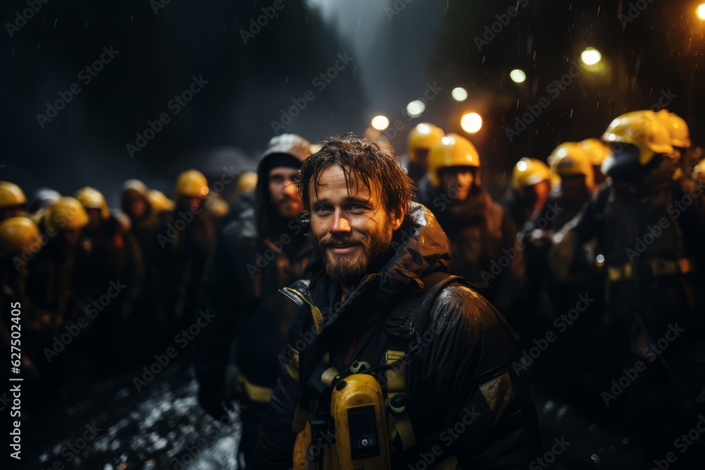 A heartwarming photo capturing the moment when a rescued individual is reunited with their loved ones, symbolizing the success and importance of winter mountain rescue efforts. Generative Ai A heartwarming photo capturing the moment when a rescued individual is reunited with their loved ones, symbolizing the success and importance of winter mountain rescue efforts. Generative Ai