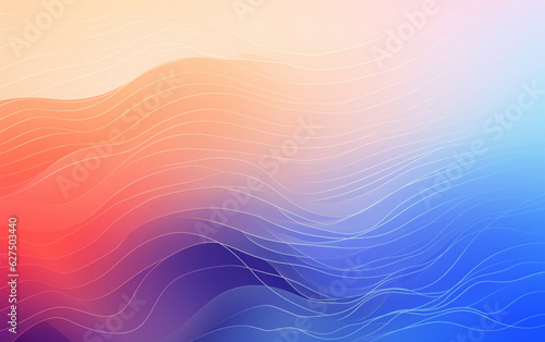 Gradient abstract style wireframe background