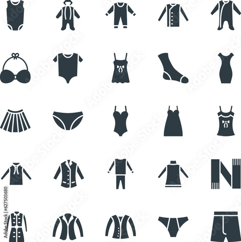 Fashion and Clothes Cool Vector Icons 10

