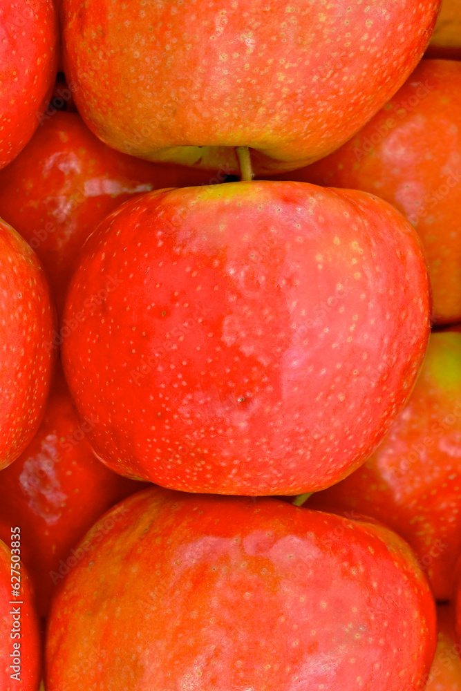 Stacked Red Apples Stacked Red Apples