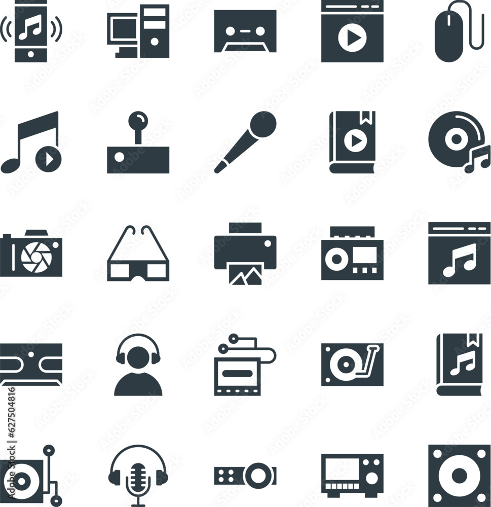 Multimedia Cool Vector Icons 5
Multimedia Cool Vector Icons 5