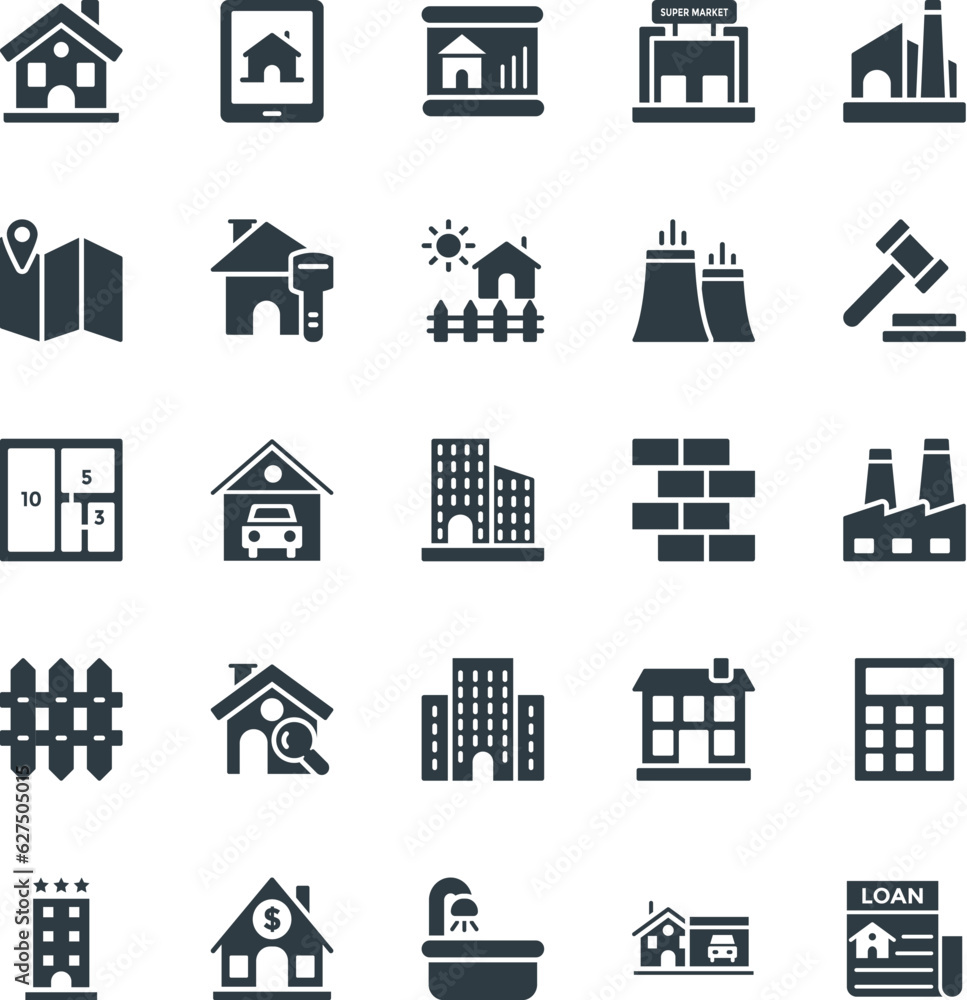 Real Estate Cool Vector Icons 1
Real Estate Cool Vector Icons 1