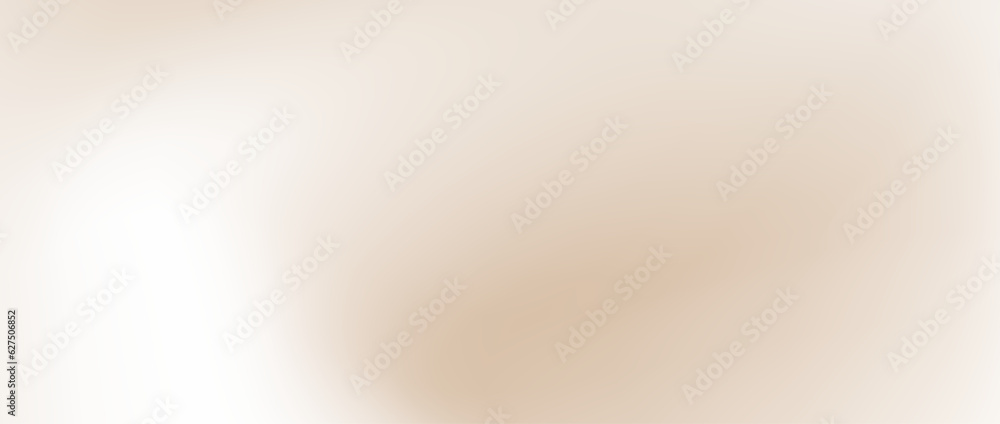 Smooth beige gradient background. Soft neutral liquid wallpaper. Universal nude color texture for banner, flyer, presentation. Abstract blurred backdrop cover. Vector illustration. - obrazy, fototapety, plakaty 