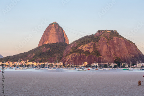 View of the Botafogo cove in Rio de Janeiro.