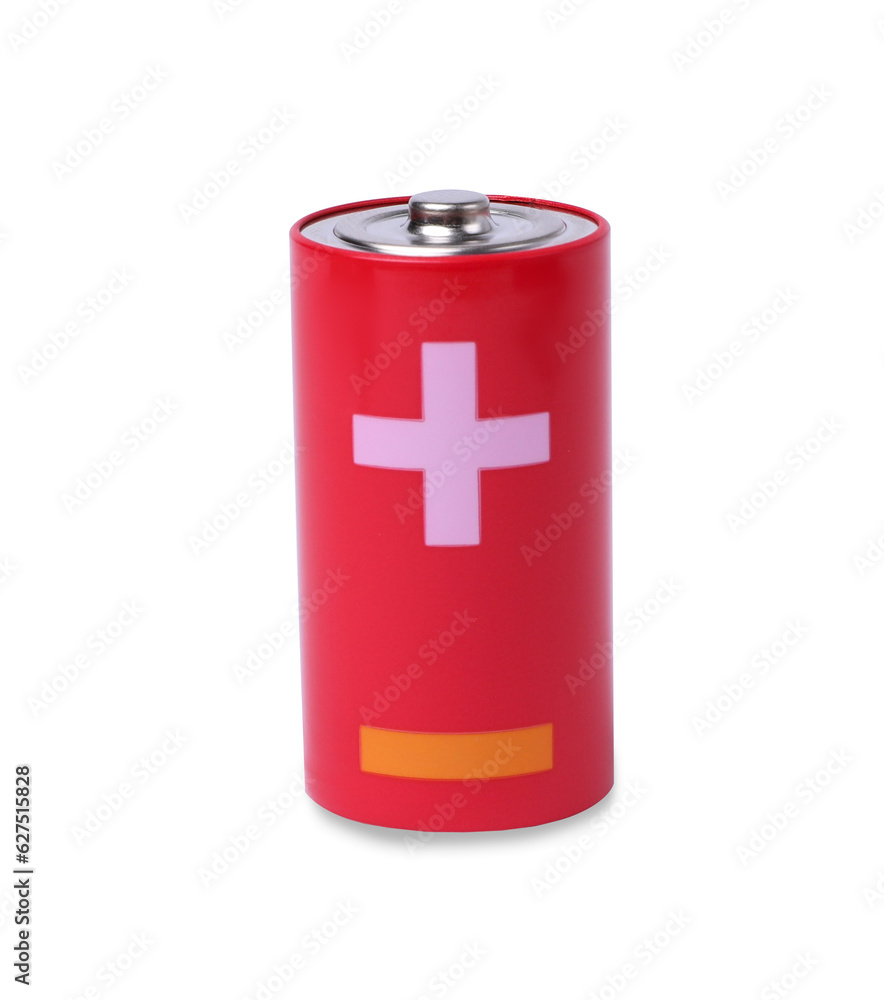New C size battery isolated on white New C size battery isolated on white