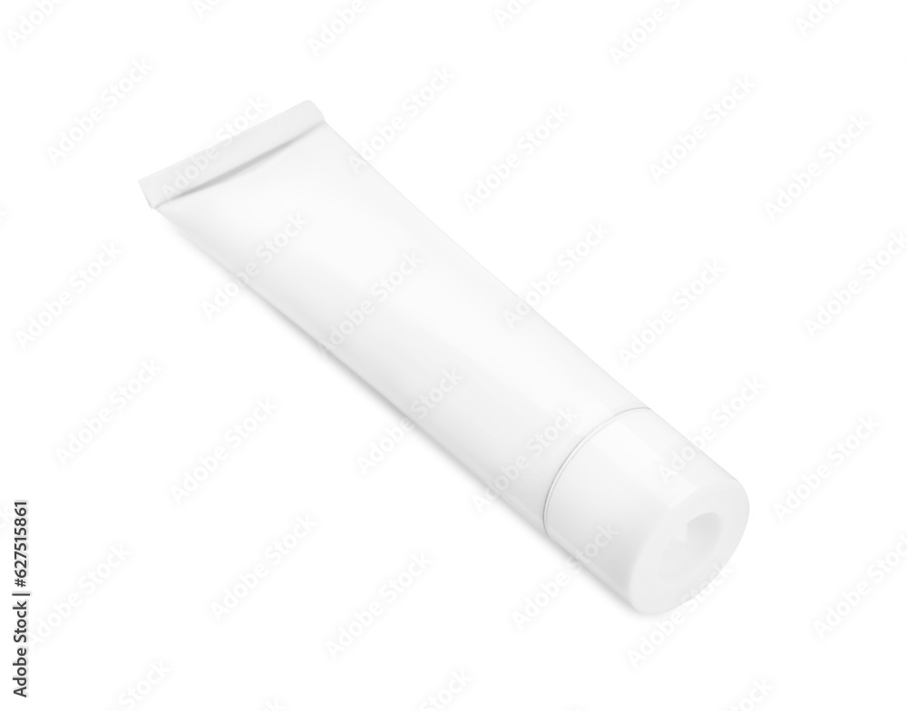 Tube of ointment isolated on white, space for text Tube of ointment isolated on white, space for text