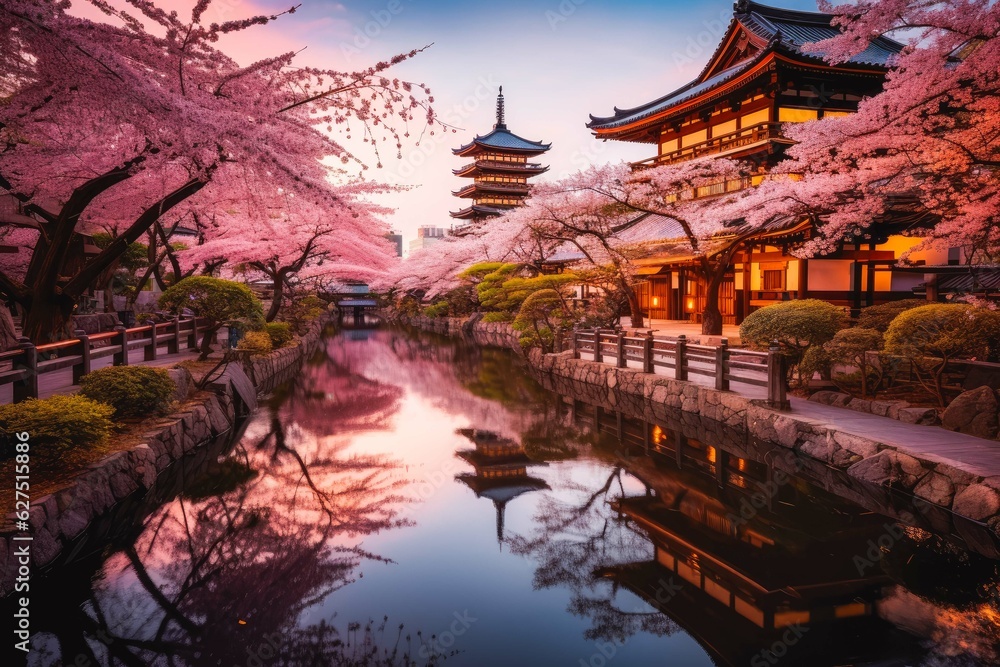 Fototapeta premium Japan travel destination. Tour tourism exploring.