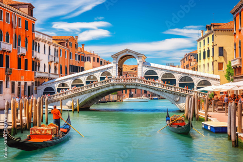 Venice Italy travel destination. Tour tourism exploring. © VisualProduction