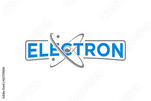 Electron neutron core modern technology icon symbol illustration