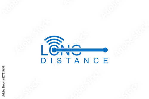 Wifi signal technology logo design 