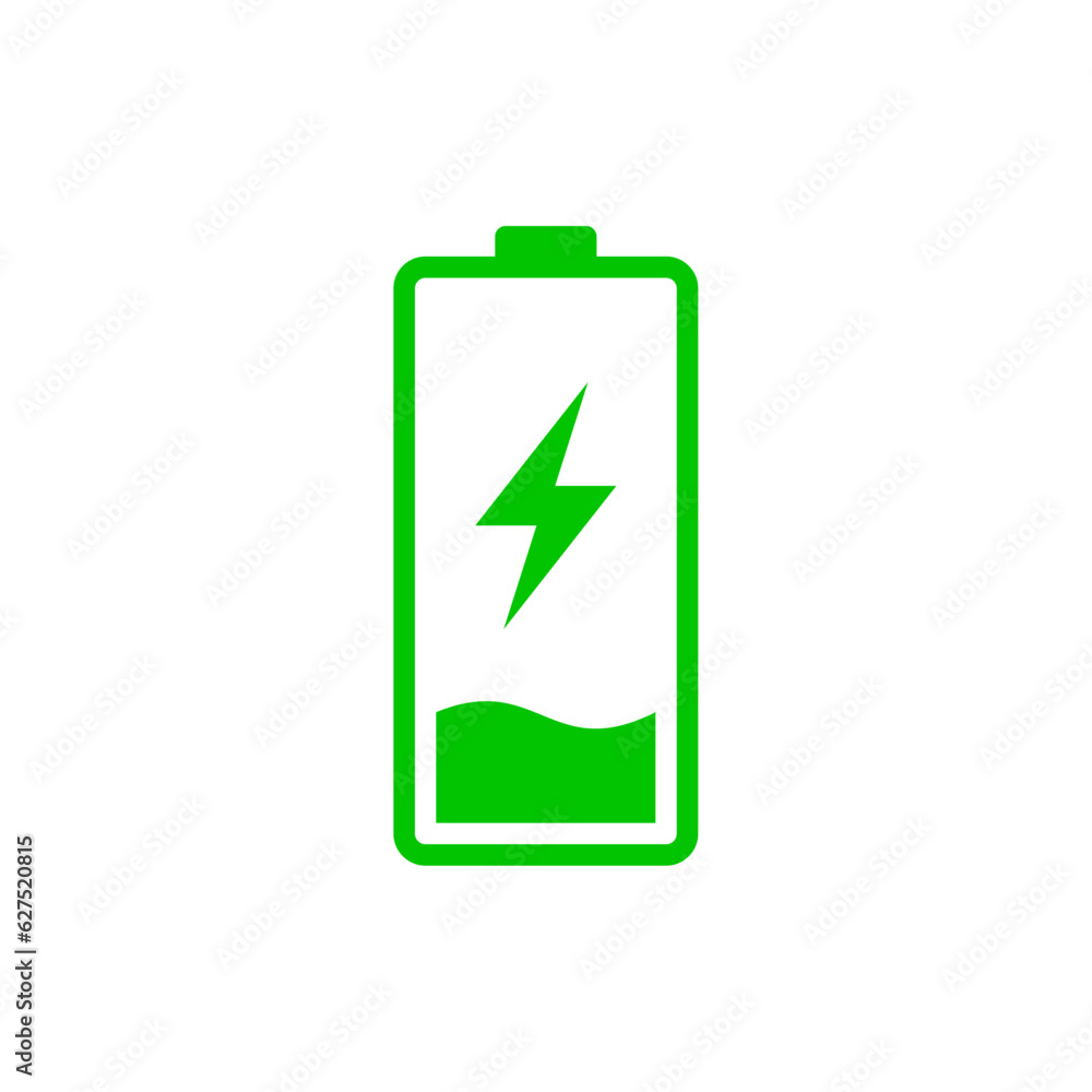 Obraz premium Charging battery icon