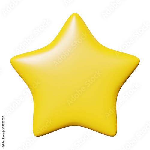 gold star 3d render element so cute  