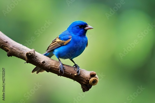 blue bird on a branch © Fatima