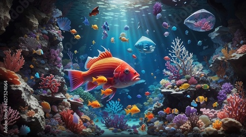 Beautifull Deep Ocean  - Generative AI © Rafael