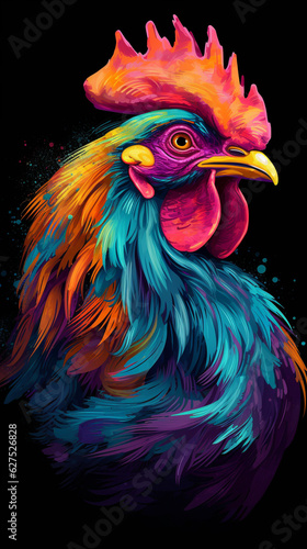 Picture of a beautiful rooster