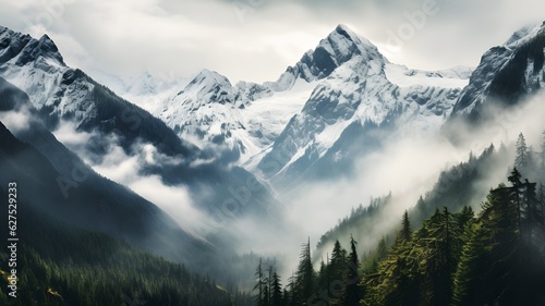 Wallpaper Mural alpine sea of ​​clouds Torontodigital.ca