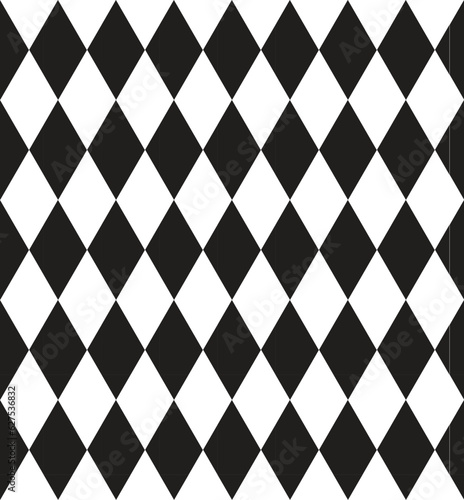 Black and white geometric seamless pattern. Vector background. Black and white texture with optical illusion effect. Print