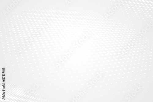 Modern Halftone white and grey background.