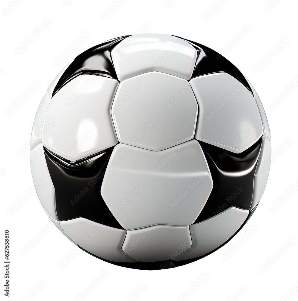 soccer ball isolated on transparent background, generative ai soccer ball isolated on transparent background, generative ai