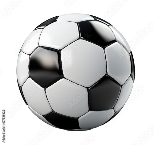 soccer ball isolated on transparent background  generative ai
