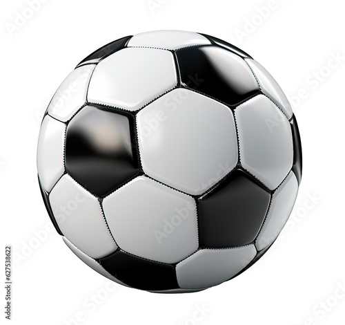 soccer ball isolated on tra...