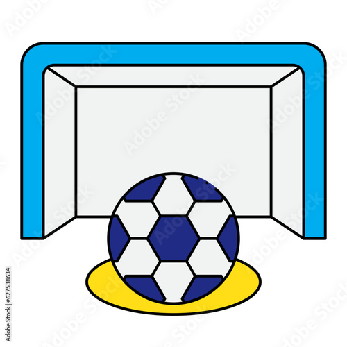 Football penalty illustration