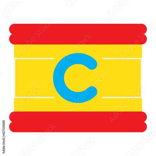 Football captain illustration