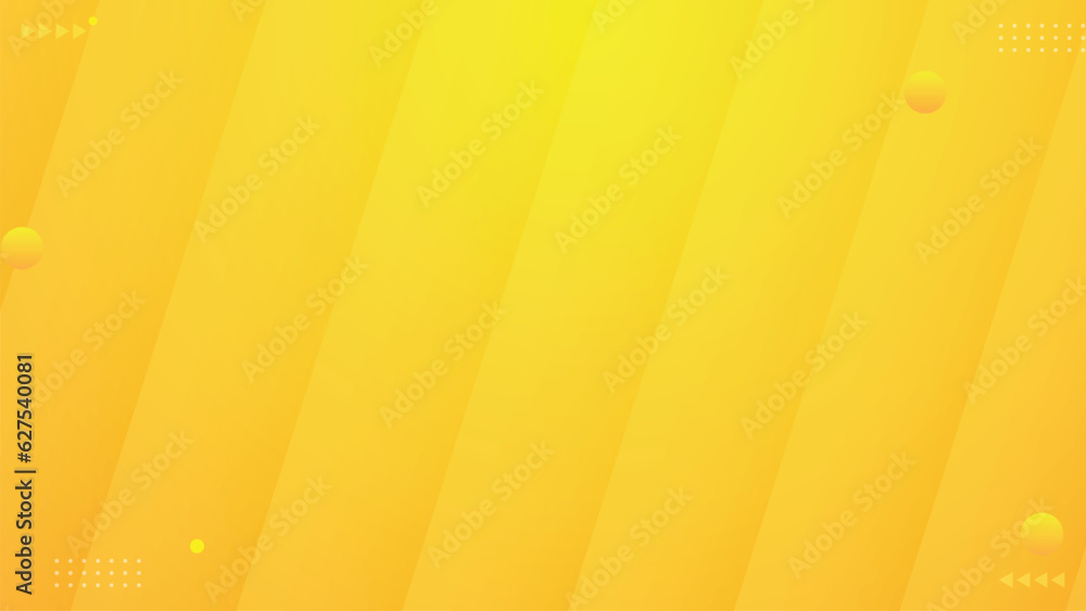 abstract yellow background with lines and memphis effect for banner, cover, poster, wallpaper, design with space for text