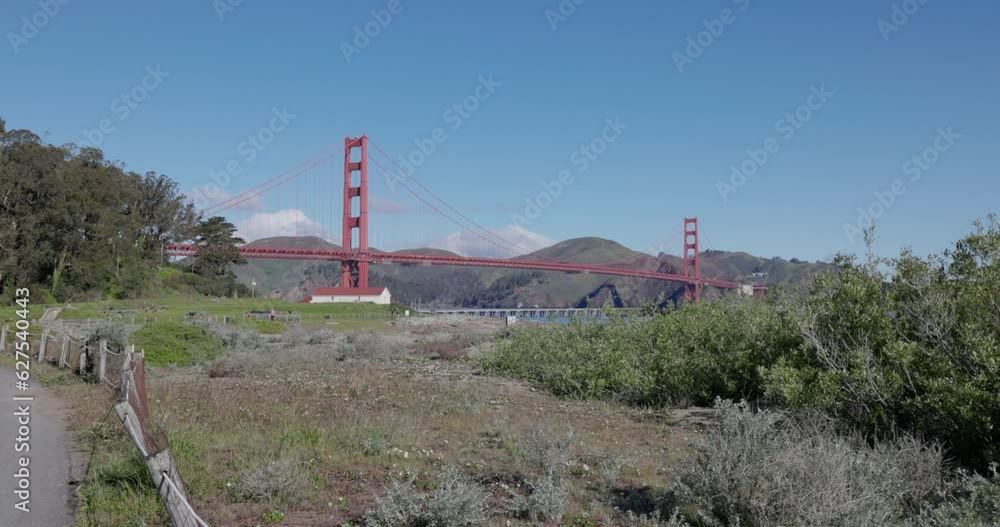 Golden gate bridge from Crissy Field. Golden gate bridge from Crissy Field.