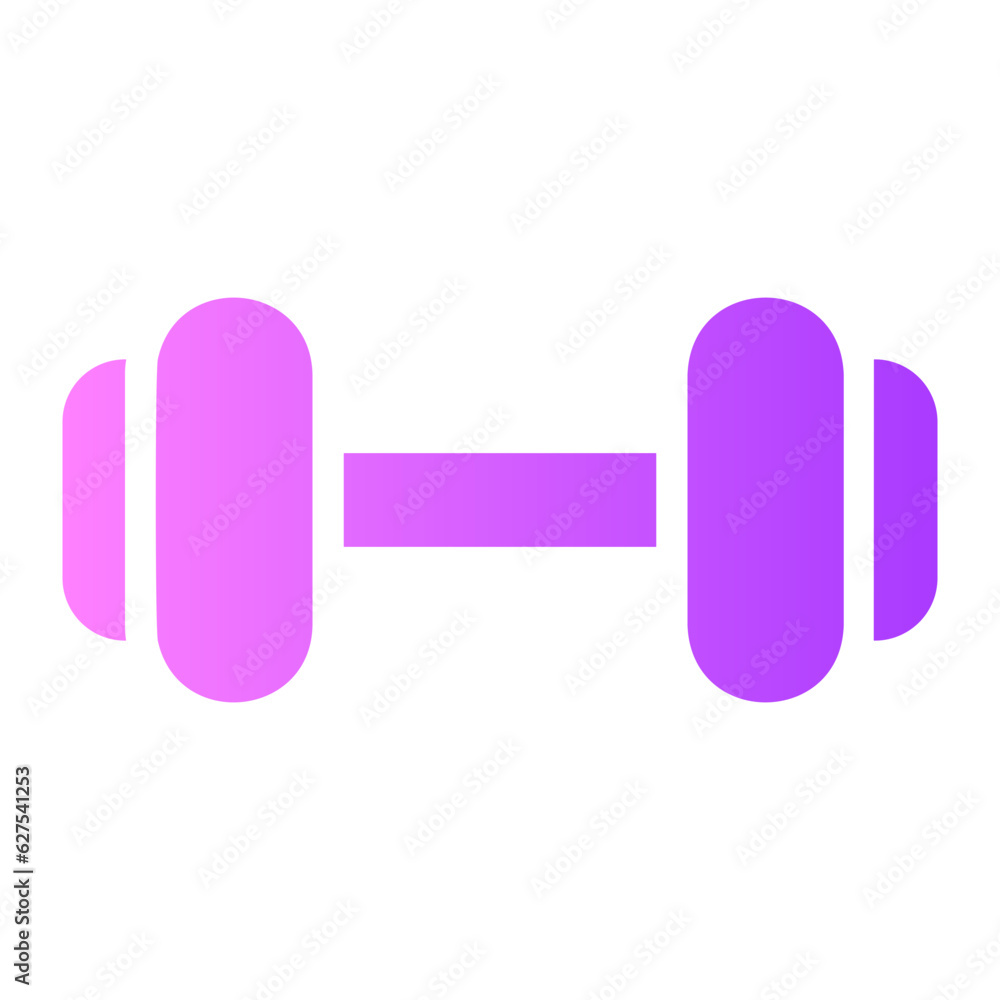 dumbbell gradient icon dumbbell gradient icon