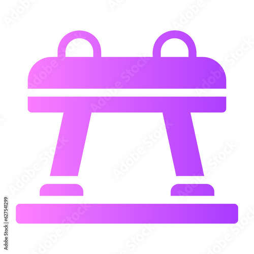 pommel horse gradient icon