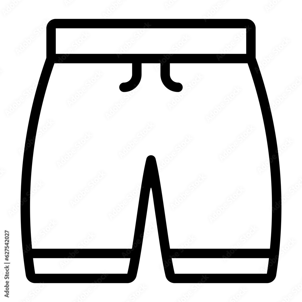 shorts line icon shorts line icon