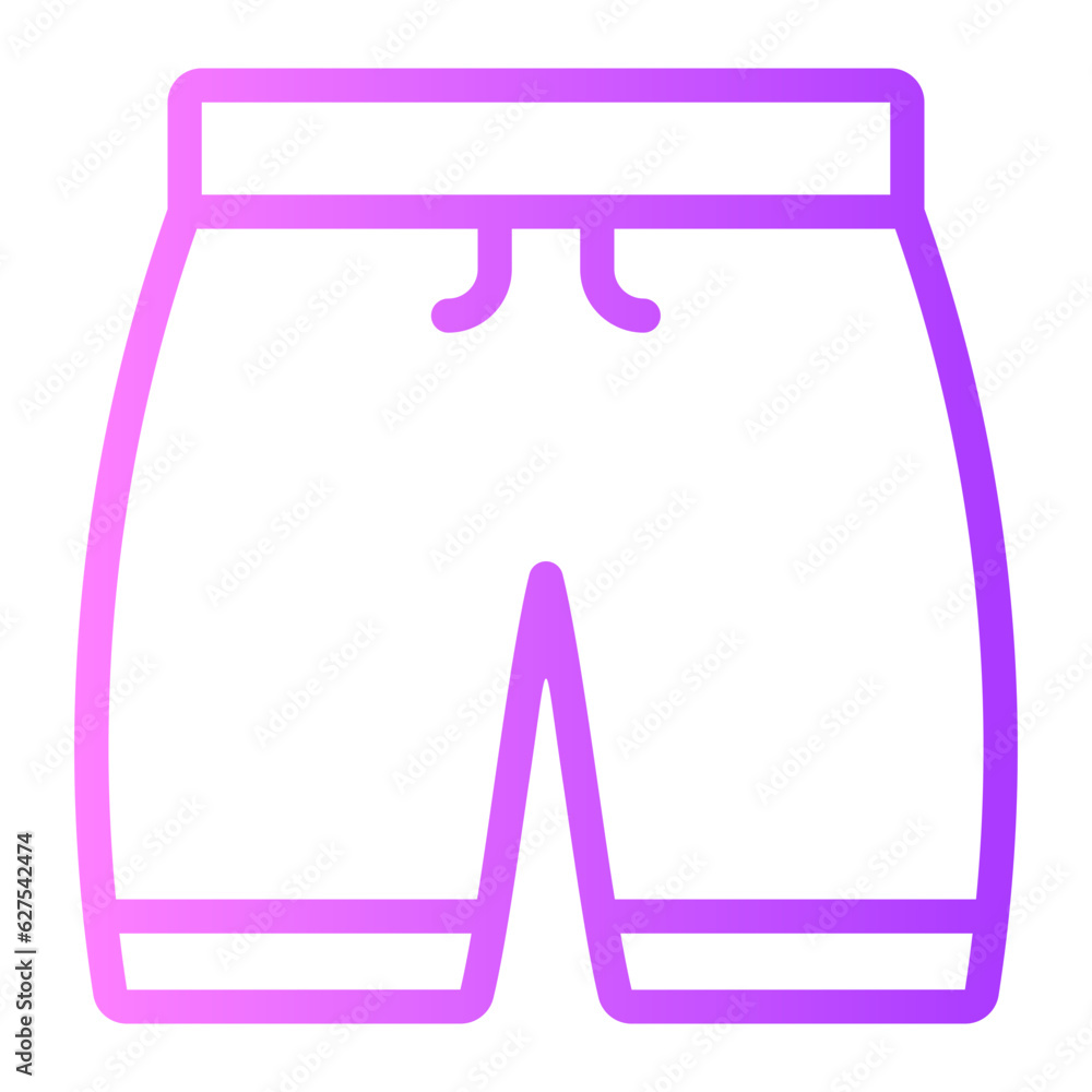 shorts gradient icon shorts gradient icon