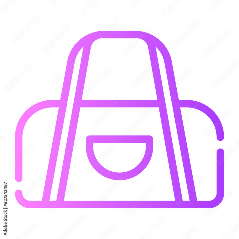sport bag gradient icon sport bag gradient icon