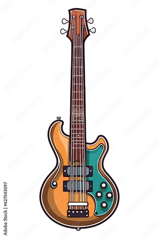 electric guitar vector