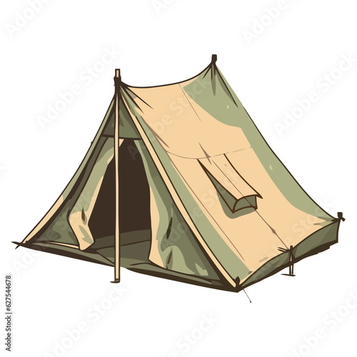 camping tent illustration